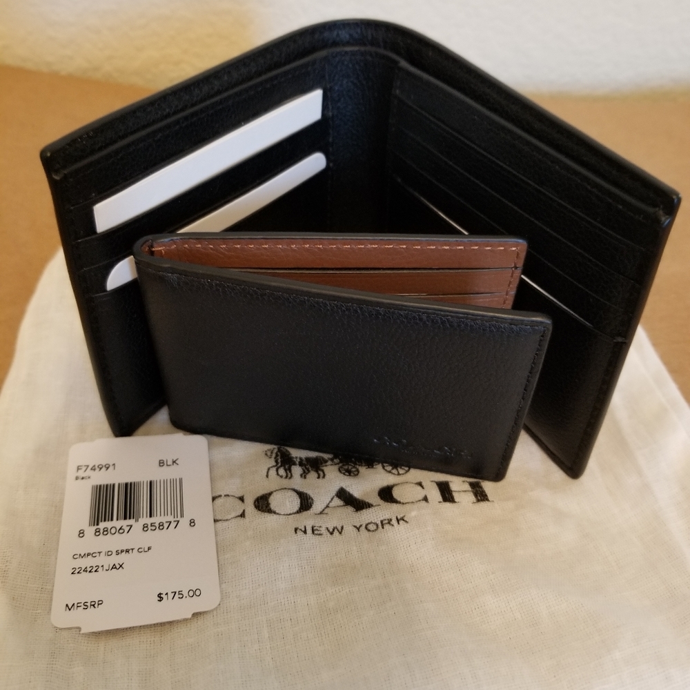 Coach leather wallet